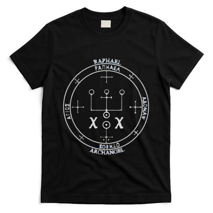Archangel Raphael Sigil Seal By Mortal T-Shirt