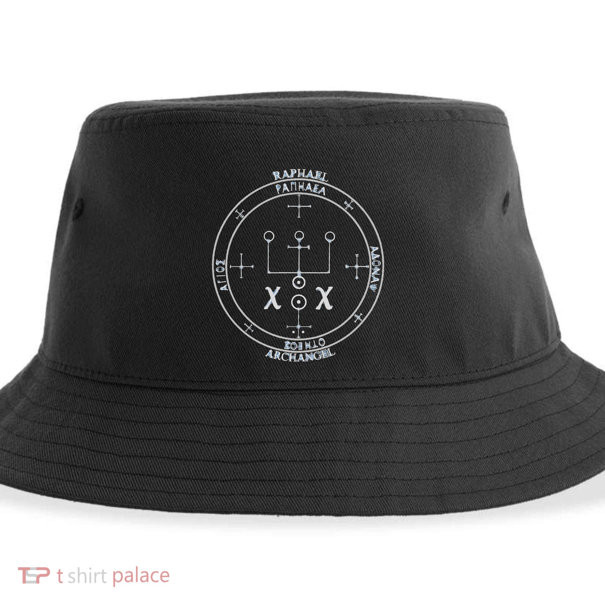 Archangel Raphael Sigil Seal By Mortal Sustainable Bucket Hat