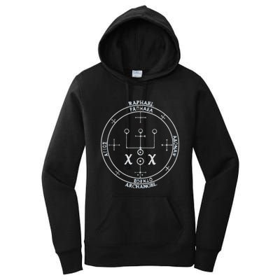 Archangel Raphael Sigil Seal By Mortal Women's Pullover Hoodie