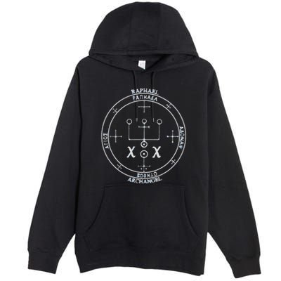 Archangel Raphael Sigil Seal By Mortal Premium Pullover Hoodie