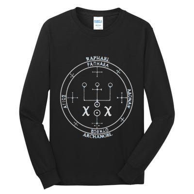 Archangel Raphael Sigil Seal By Mortal Tall Long Sleeve T-Shirt