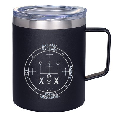Archangel Raphael Sigil Seal By Mortal 12oz Stainless Steel Coffee Mug