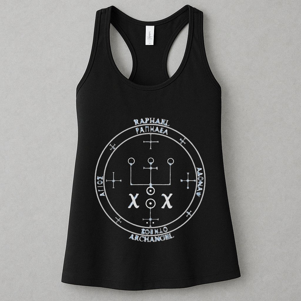 Archangel Raphael Sigil Seal By Mortal Womens Tank Top
