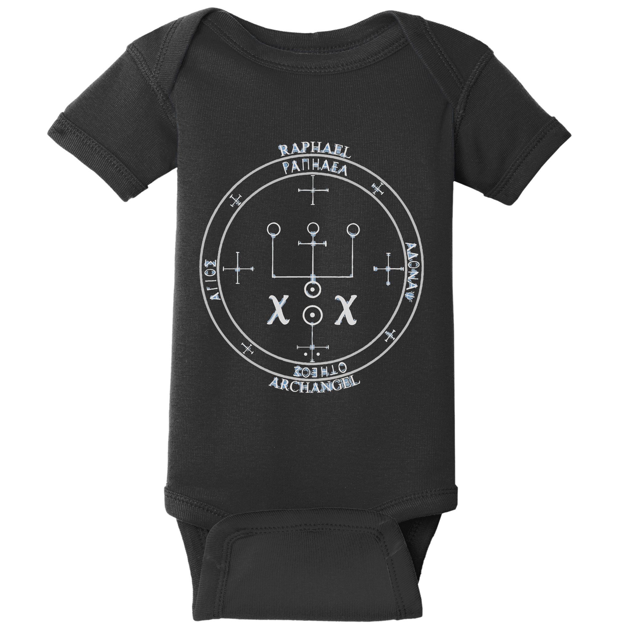Archangel Raphael Sigil Seal By Mortal Baby Bodysuit