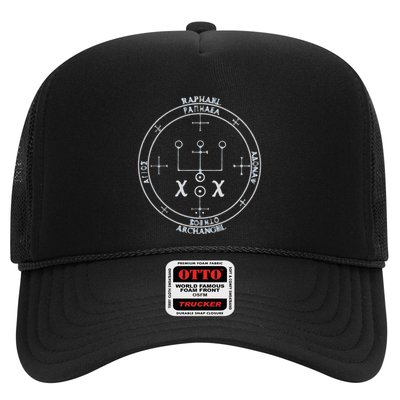 Archangel Raphael Sigil Seal By Mortal Trucker Hat