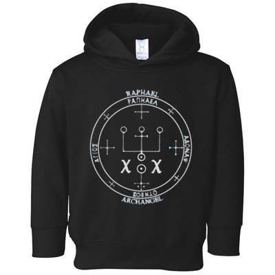 Archangel Raphael Sigil Seal By Mortal Toddler Hoodie