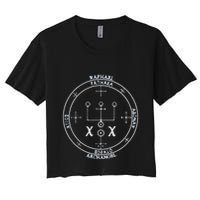 Archangel Raphael Sigil Seal By Mortal Women's Crop Top Tee