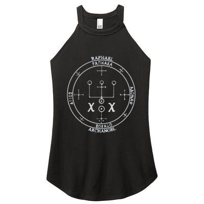 Archangel Raphael Sigil Seal By Mortal Women's Perfect Tri Rocker Tank