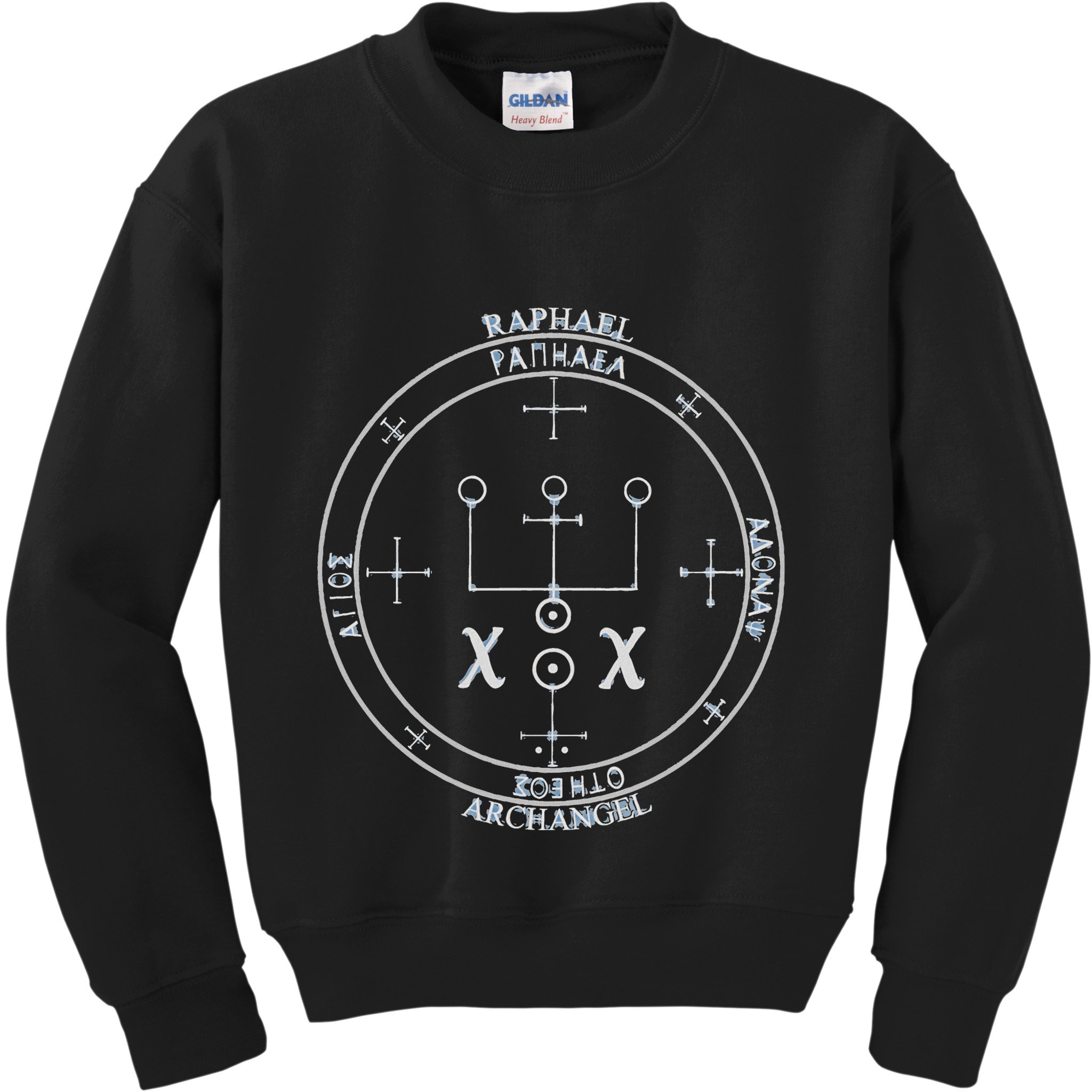 Archangel Raphael Sigil Seal By Mortal Kids Sweatshirt