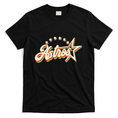 A.S.T.R.O.S Retro Style 70s 80s First Name T-Shirt