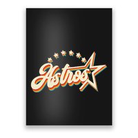 A.S.T.R.O.S Retro Style 70s 80s First Name Poster