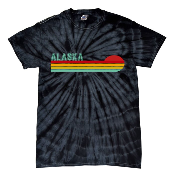Alaska Retro Sunset Tie-Dye T-Shirt