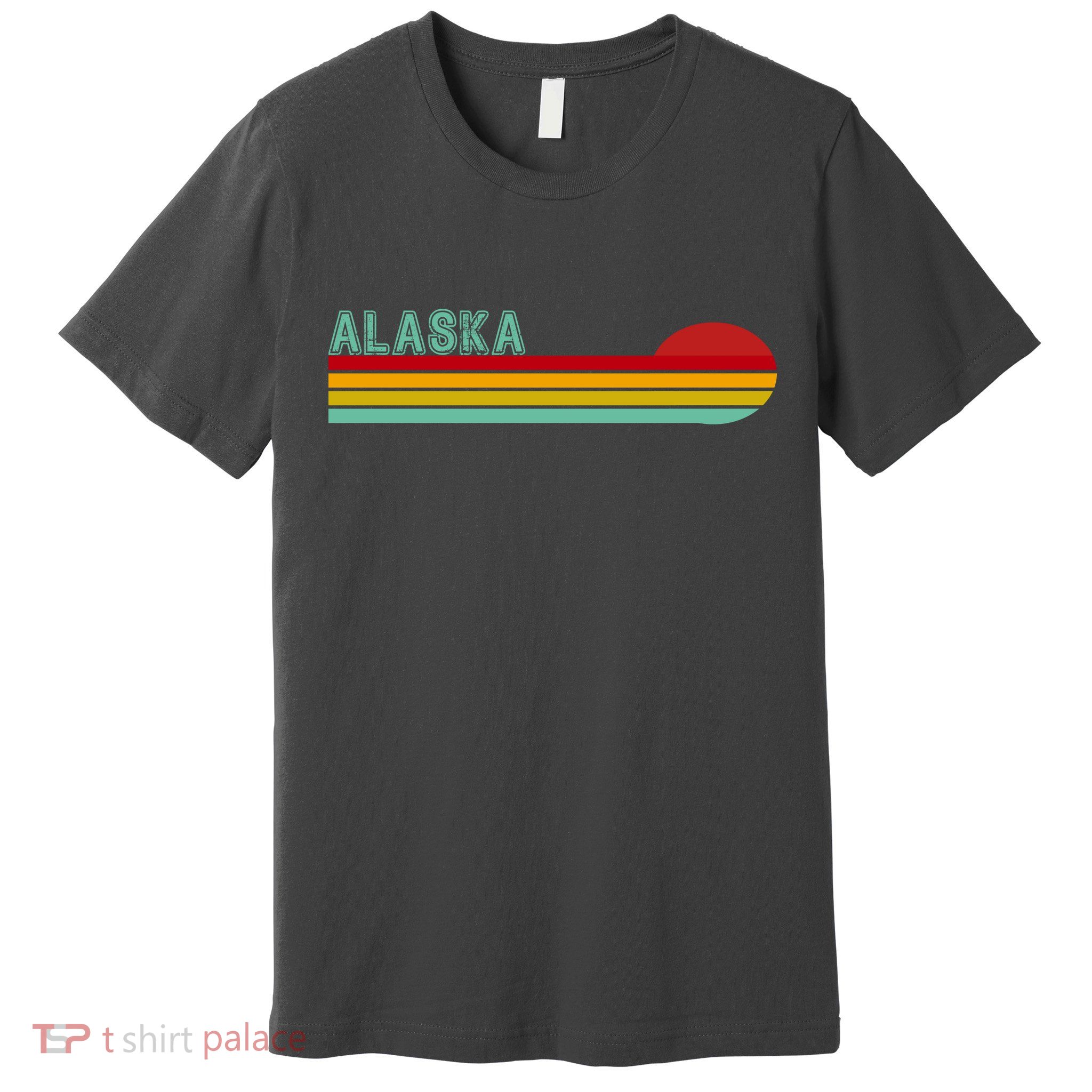 Alaska Retro Sunset Premium T-Shirt