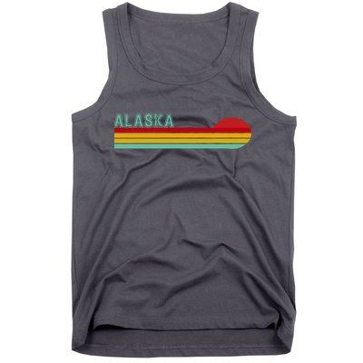 Alaska Retro Sunset Tank Top