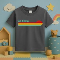 Alaska Retro Sunset Toddler T-Shirt