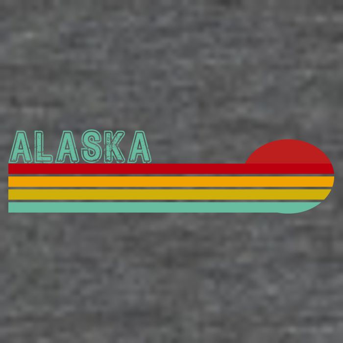 Alaska Retro Sunset Toddler T-Shirt