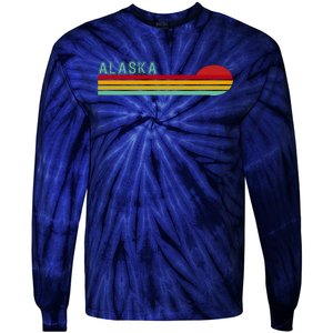 Alaska Retro Sunset Tie-Dye Long Sleeve Shirt