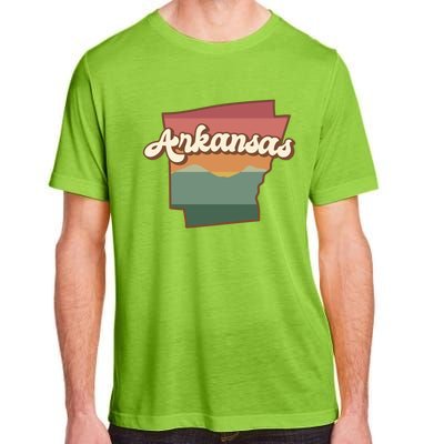 Arkansas Retro Sunset Adult ChromaSoft Performance T-Shirt