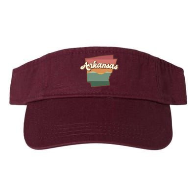 Arkansas Retro Sunset Valucap Bio-Washed Visor