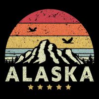 Alaska Retro Style AK USA Cooling Performance Crew T-Shirt