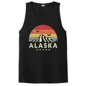 Alaska Retro Style AK USA PosiCharge Competitor Tank