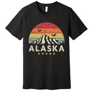 Alaska Retro Style AK USA Premium T-Shirt