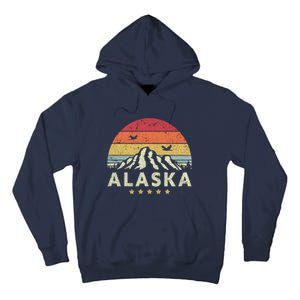 Alaska Retro Style AK USA Tall Hoodie