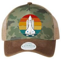 Astronaut Retro Space Sunset Legacy Tie Dye Trucker Hat