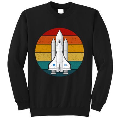 Astronaut Retro Space Sunset Sweatshirt