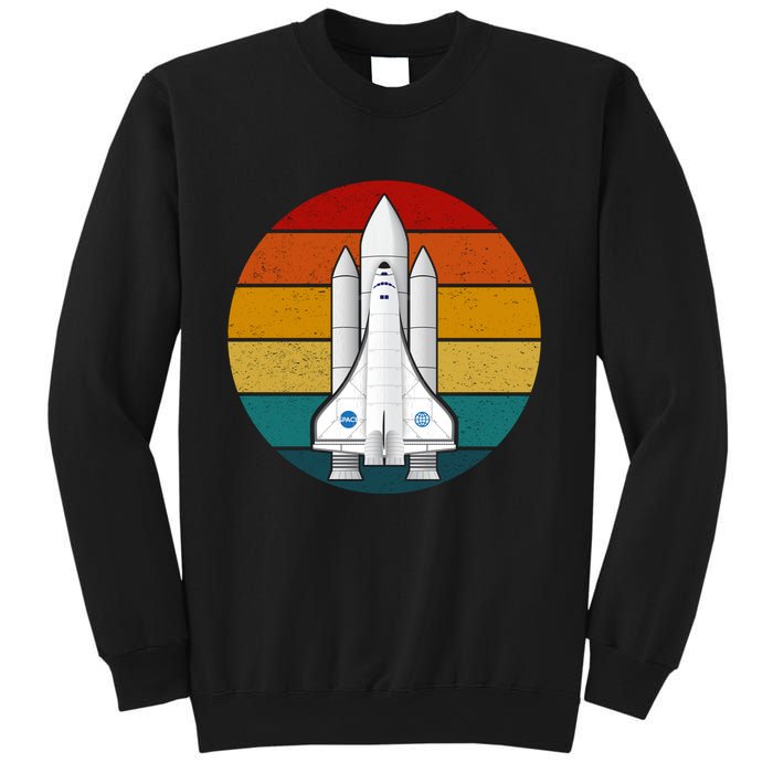Astronaut Retro Space Sunset Sweatshirt