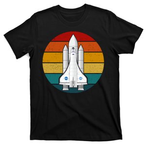 Astronaut Retro Space Sunset T-Shirt