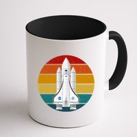 Astronaut Retro Space Sunset Mug
