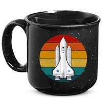 Astronaut Retro Space Sunset 15oz Campfire Ceramic Mug