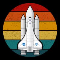 Astronaut Retro Space Sunset 16 in Basic Backpack