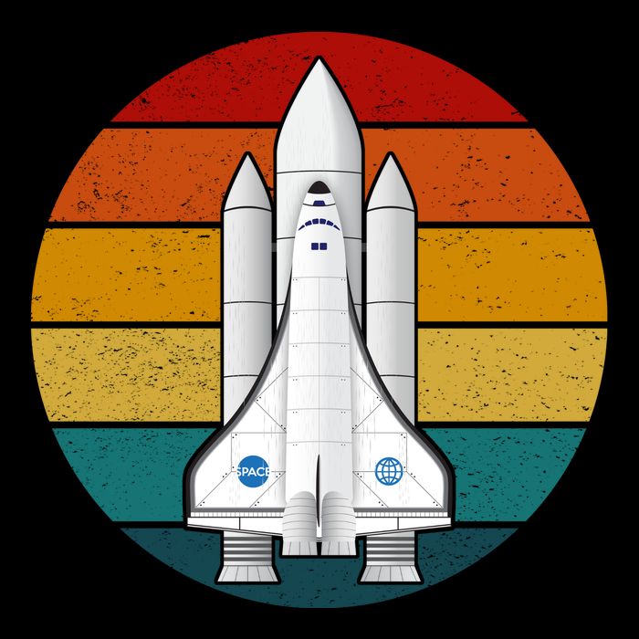 Astronaut Retro Space Sunset 16 in Basic Backpack