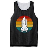 Astronaut Retro Space Sunset Mesh Reversible Basketball Jersey Tank