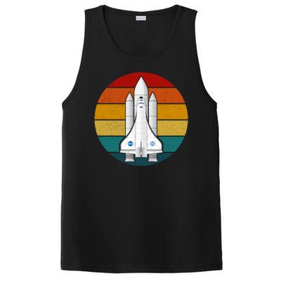 Astronaut Retro Space Sunset PosiCharge Competitor Tank