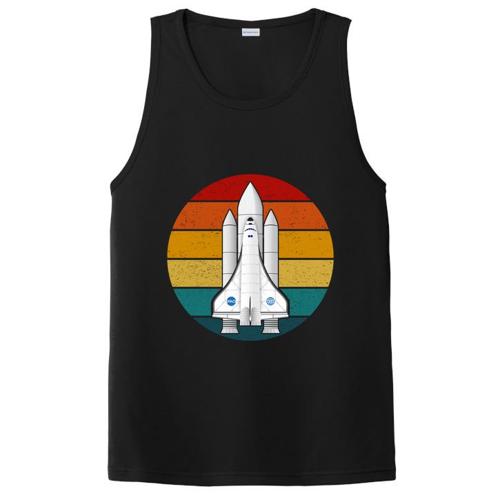 Astronaut Retro Space Sunset PosiCharge Competitor Tank