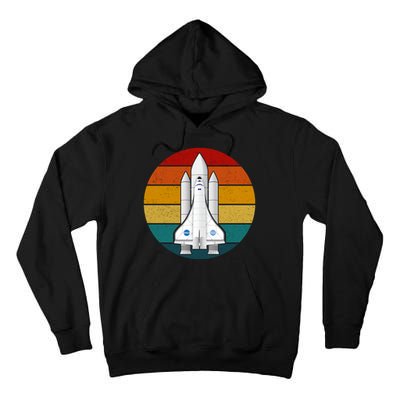Astronaut Retro Space Sunset Tall Hoodie