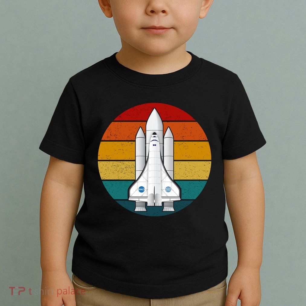 Astronaut Retro Space Sunset Toddler T-Shirt