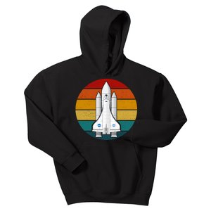 Astronaut Retro Space Sunset Kids Hoodie