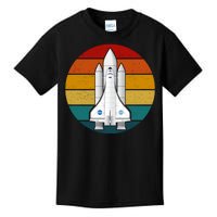 Astronaut Retro Space Sunset Kids T-Shirt