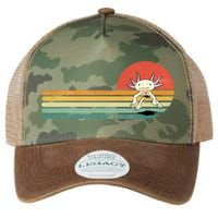 Axolotl Retro Style Animal Amphibian Pet Axolotl Lover Legacy Tie Dye Trucker Hat