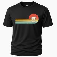 Axolotl Retro Style Animal Amphibian Pet Axolotl Lover Cooling Performance Crew T-Shirt