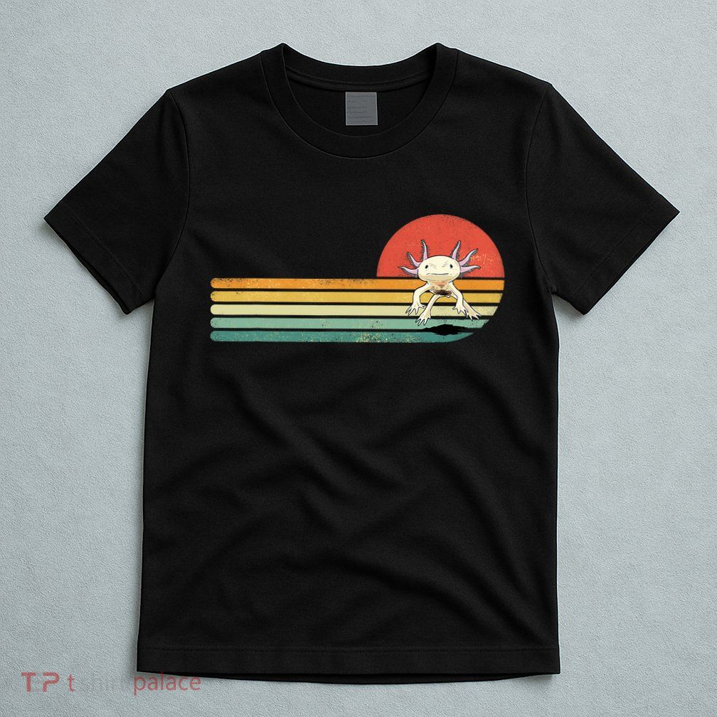 Axolotl Retro Style Animal Amphibian Pet Axolotl Lover T-Shirt