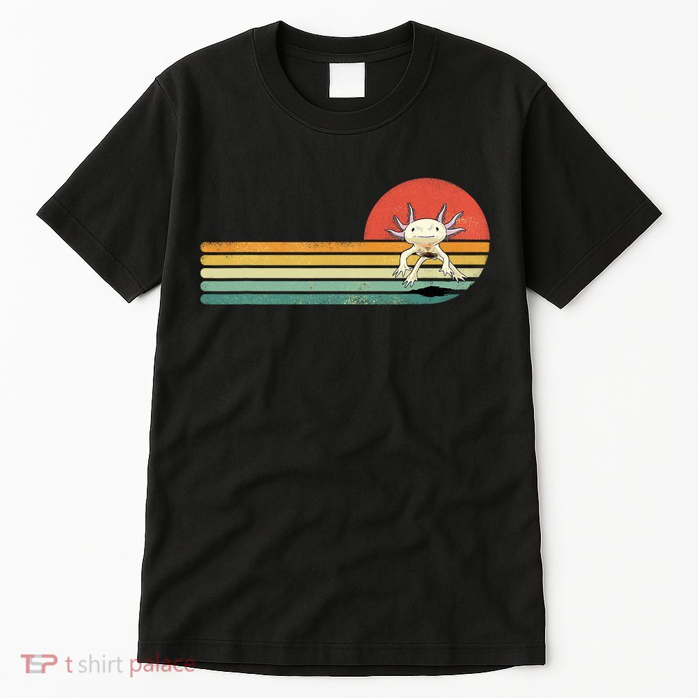Axolotl Retro Style Animal Amphibian Pet Axolotl Lover Tall T-Shirt