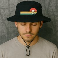 Axolotl Retro Style Animal Amphibian Pet Axolotl Lover Bucket Hat