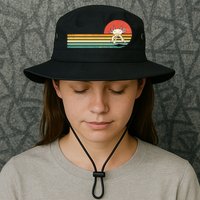 Axolotl Retro Style Animal Amphibian Pet Axolotl Lover Bucket Hat
