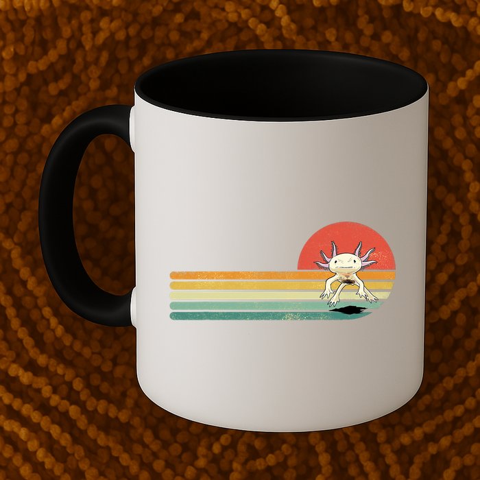 Axolotl Retro Style Animal Amphibian Pet Axolotl Lover Mug