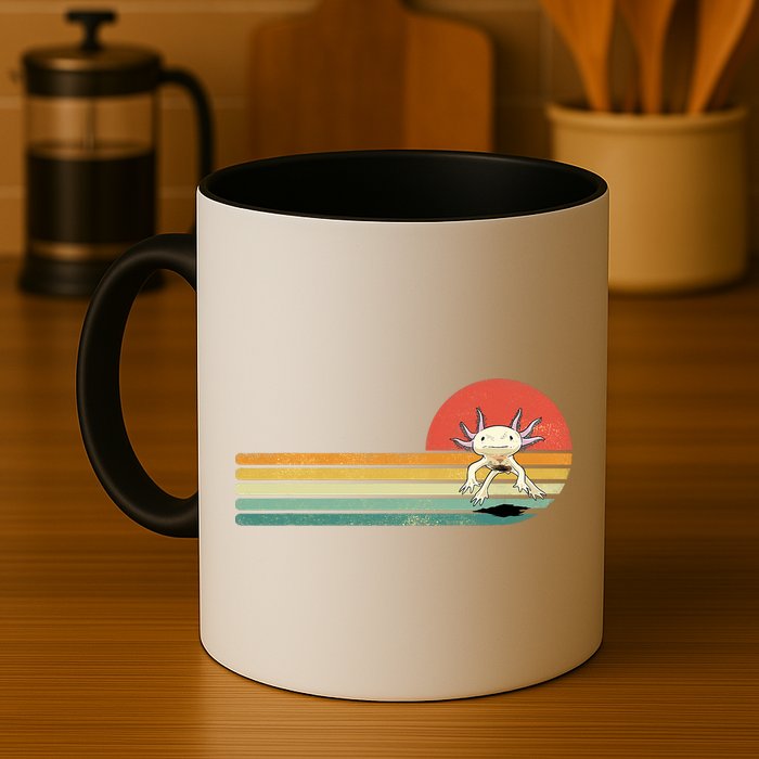 Axolotl Retro Style Animal Amphibian Pet Axolotl Lover Mug
